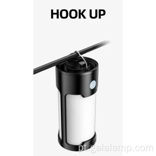 Luz LED solar recarregável para uso ao ar livre de emergência